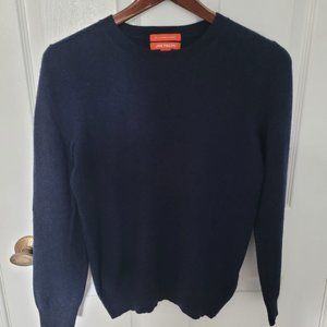 Classic Joe Fresh Navy 100% Cashmere Crew Neck Sweater - Women's Medium (M)